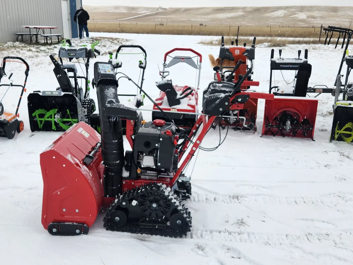 Snow blower for seasonal snow removal