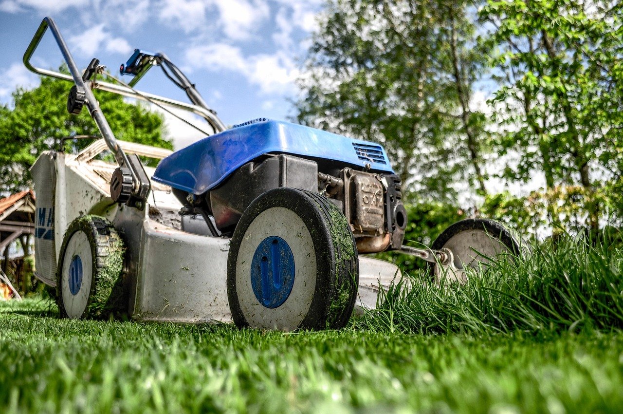 Lawn mower for lawn and yard maintenance